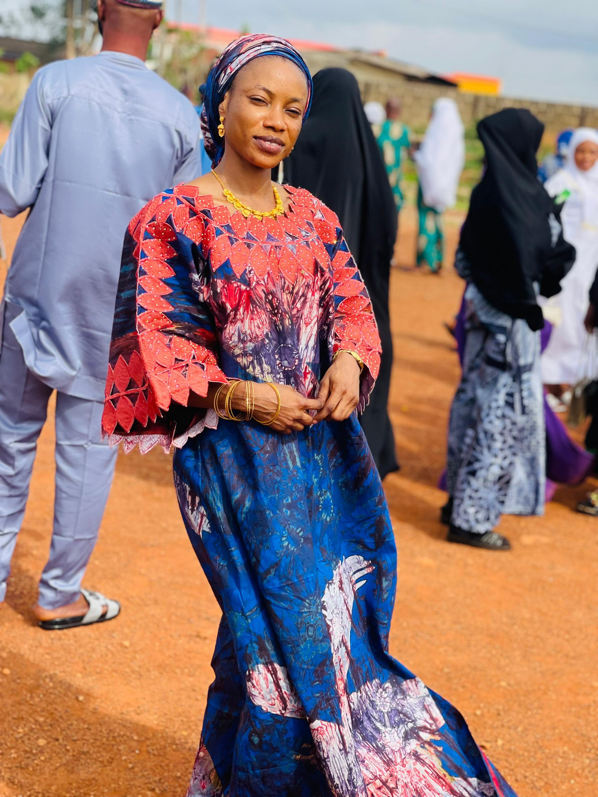 Intricate fabric detailing and pattern design